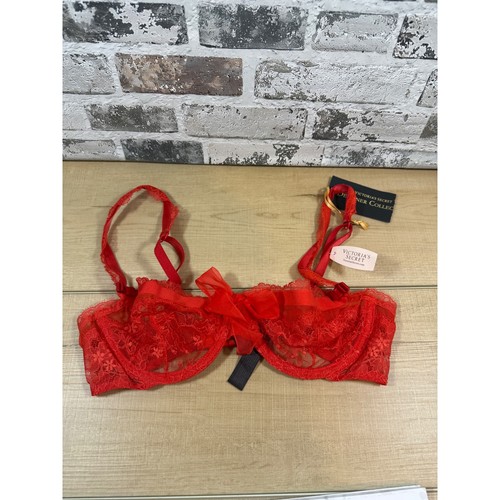 Reggiseno ferretto pizzo - , rosso