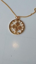 Collana con ciondolo moneta