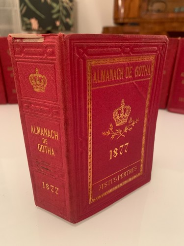 Almanach gotha 1877 - almanach,