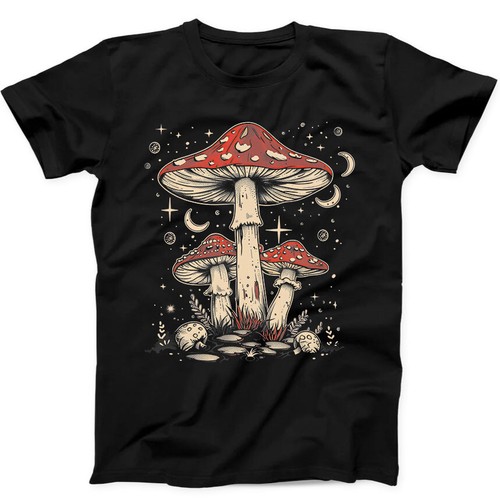 Maglietta magic mushrooms - mushrooms, boho