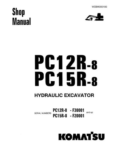 Komatsu pc12r pc15r 8 - pc12r-8,, pc15r-8