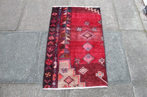 Tappeto rosso lana orientale