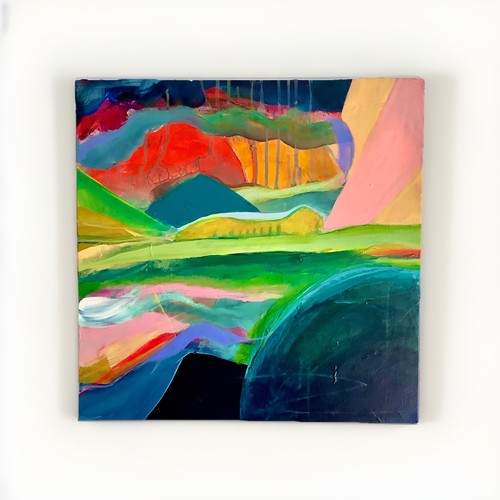 Quadro acrilico astratto