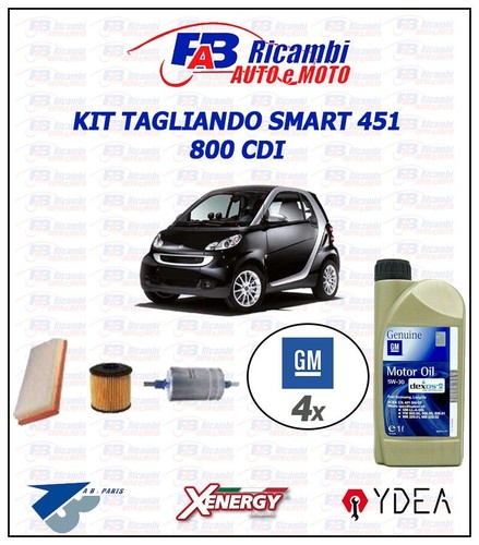 Kit tagliando smart 451 - tagliando, 800
