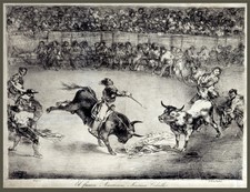 Poster decorazione design.Bullfight.Goya.Home Wall Decor stampa artistica.q463