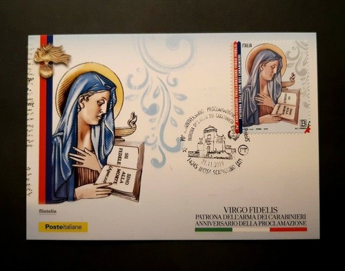 Cartolina filatelica virgo - cartolina,