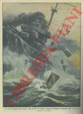 BELTRAME A. - Colpo di mare strappa e disperde le scialuppe di salvataggio dall