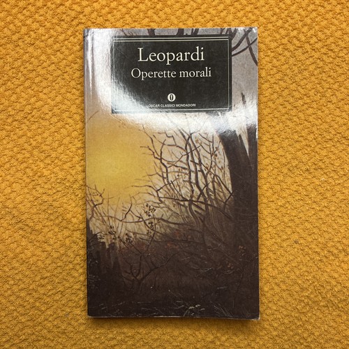 Operette morali leopardi - operette,
