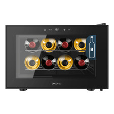 Frigo Cantinetta Cantina 8 Bottiglie di Vino al Fresco Nero Frigorifero Touch