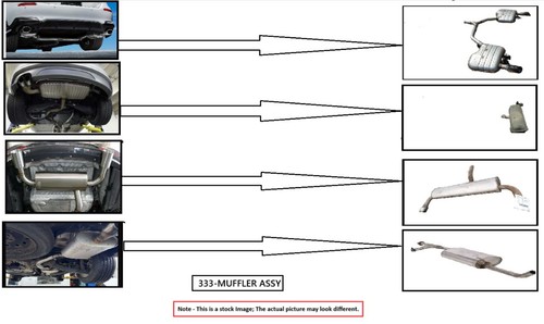 Exhaust muffler only - muffler,