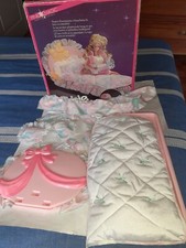 Vintage Barbie Sweet Roses Ribbons & Roses Bed Bedding (1987)  Mattel #5620