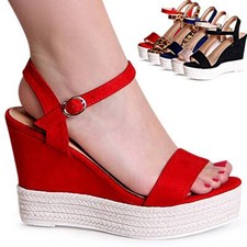 Scarpe Donna Zeppa Sandaletti