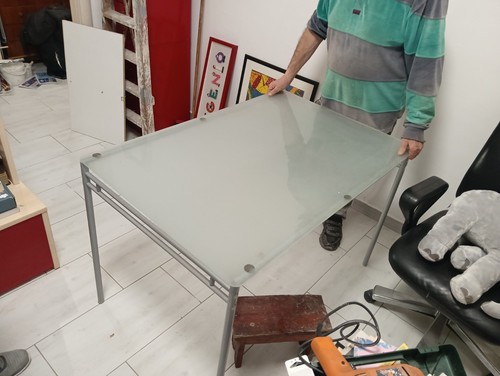 Scrivania ufficio vetro - vetro,