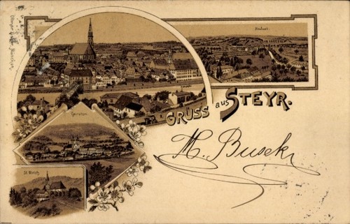Litografia steyr alta - litografia,