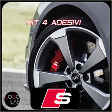 KIT 4 ADESIVI AUDI S Per pinze maggiorate