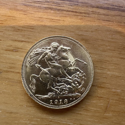 1918 sterlina oro giorgio - 1918,