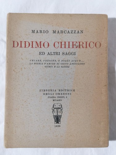 Didimo chierico altri - chierico,
