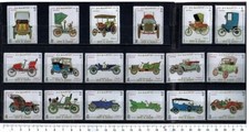 FRANCOBOLLI DA COLLEZIONE DI: UMM AL QIWAIN  AUTO d'EPOCA 48 VAL. SERIE CPL.