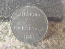 RARA - 1902 RICORDO DEL CARNEVALE  "VIVA LA FOLLIA" - medaglia penso di novara