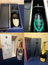Dòm Perignon Con Scatola Bottiglia Vuota Champagne Tappo Gabbietta Vintage Rosè