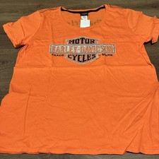 Harley Davidson arancione nero