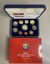 Italia 2010 Serie Divisionale Proof 10 Valori "Alfa Romeo".