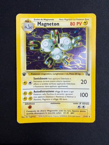 Pokemon magneton fossil - 11/62,