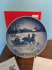 Bing and Grondahl Christmas Plate 2005 New With Box And Papers.
