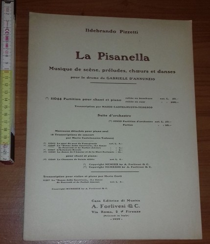 Pizzetti ildebrando danza - la,