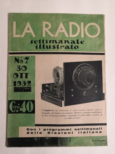 Radio settimanale - la,