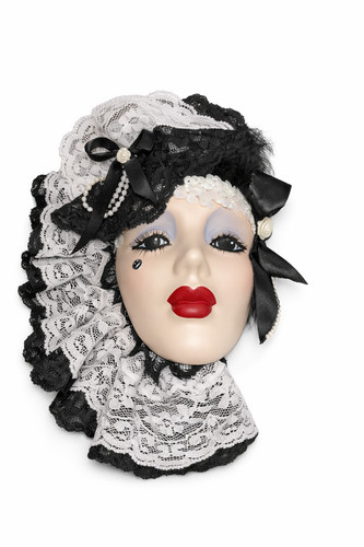 Maschera porcellana studio - porcellana,