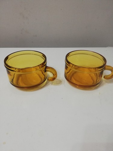 Coppia tazze colazione vetro - coppia,
