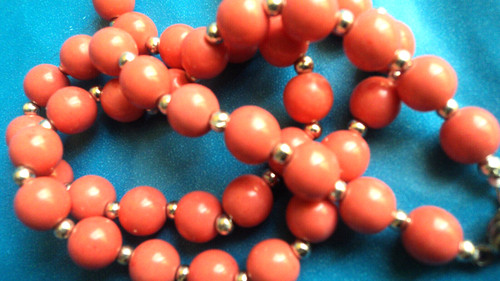Collana gioiello corallo - collana, rosa