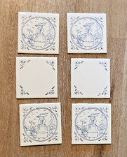 6 Piastrelle da parete vintage