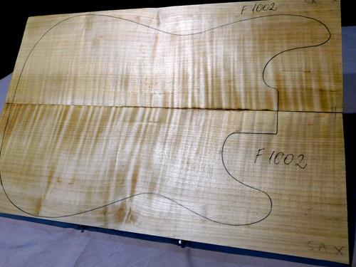 Flame maple drop top - drop, per
