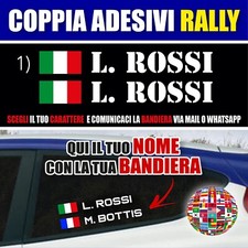2 ADESIVI PERSONALIZZATI NOME