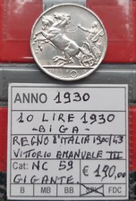 Lire 1930 biga - (£),
