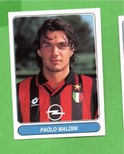 PANINI FOOTBALL STARS 97 PAOLO MALDINI MILANO #37 NUOVO PERFETTO