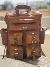 Borsa Zaino In Vera Pelle Uomo