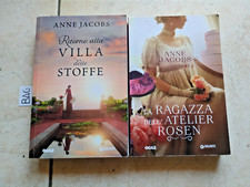 LIBRO ANNE JACOBS RITORNO ALLA VILLA DELLE STOFFE + LA RAGAZZADELL'ATELIER ROSEN