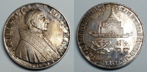 Medaglia papa paolo - medaglia,
