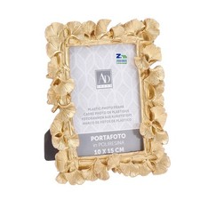 CORNICE PORTAFOTO PORTAFOTOGRAFIA CON PIEDINO APPOGGIO DORATA 10x15 ART.83592.