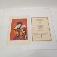 Fotolitografia Remo Brindisi Pastorale 1972 - 35x25 cm