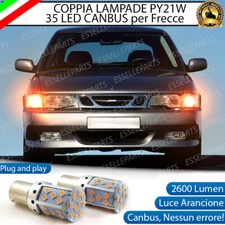 COPPIA LAMPADE FRECCE ANTERIORI LED SAAB 9-5 MK1 PY21W BAU15S CANBUS