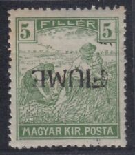 ITALIA - Fiume n.6/IIb cv 7500$ Firmato CHIAVARELLO +DIENA -SOVRASTAMPA INVERTITA MH*