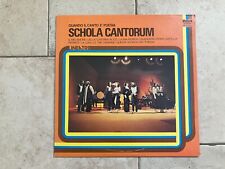 Schola Cantorum _ Quando Il Canto è Poesia _ Vinile LP 33giri 12" _ 1978 Rca NM