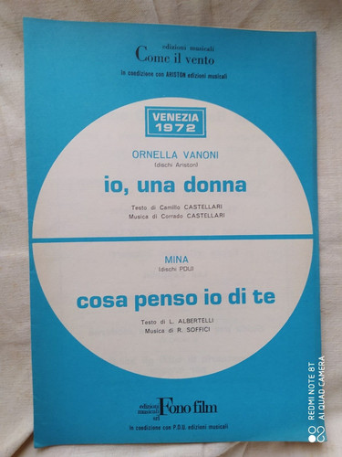 Ornella vanoni una donna - "io,, donna"