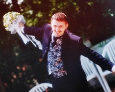 Abito Vestito Sposo Blu Carlo Pignatelli - Taglia 48, pari al nuovo