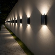 Applique led pannello solare