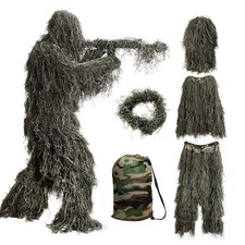Bseical Ghillie Suit Sniper Ghillie Suit Softair Camouflage Caccia Mimetica